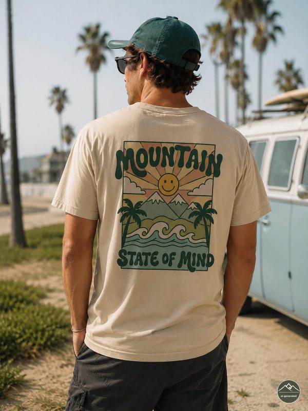 Herren-T-Shirt-Mountain-State5 „Mountain State of Mind“