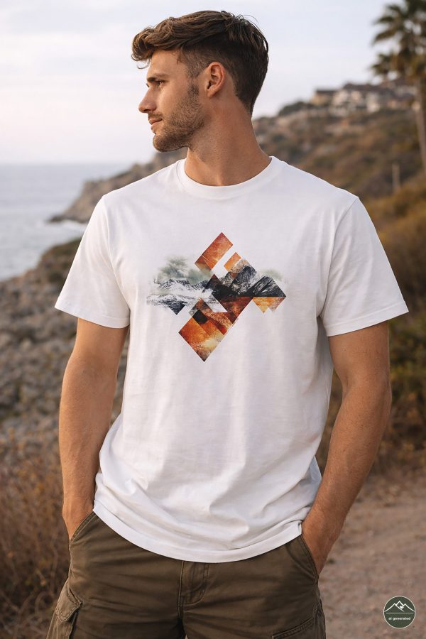 Herren TShirt Geometric „Geo Shapes“