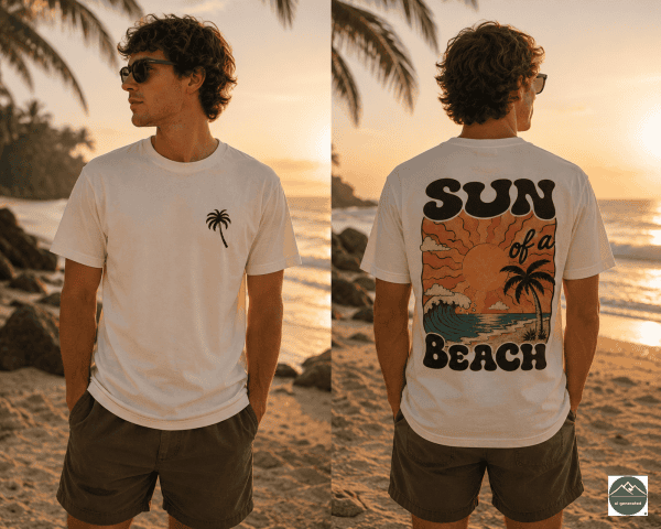 T-Shirt Sun of a beach 3 „Salt Water Soul“