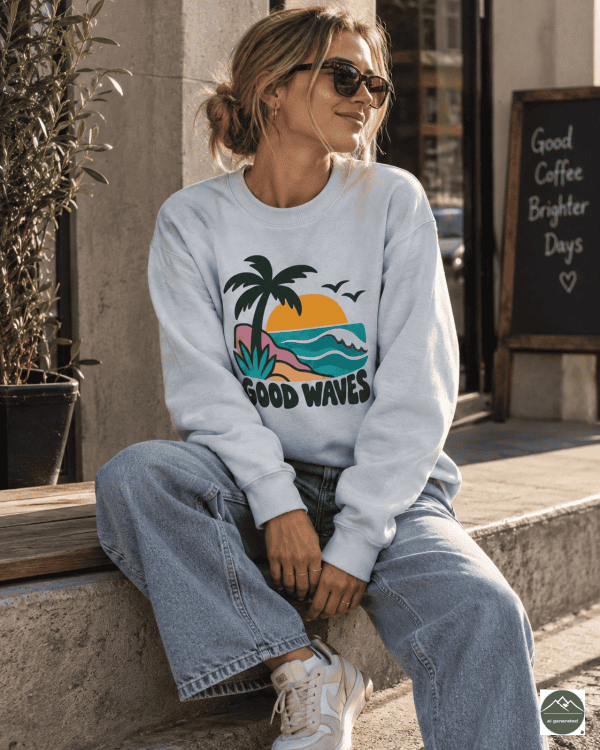 Damen Pullover Good Waves2 „Good Waves“
