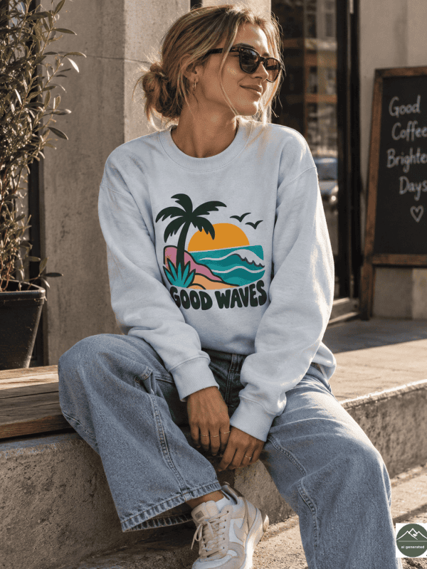 Damen Pullover Good Waves2 „Good Waves“
