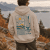 Fjordblick im Herbst mit grafischem Hoodie „Life is Good“