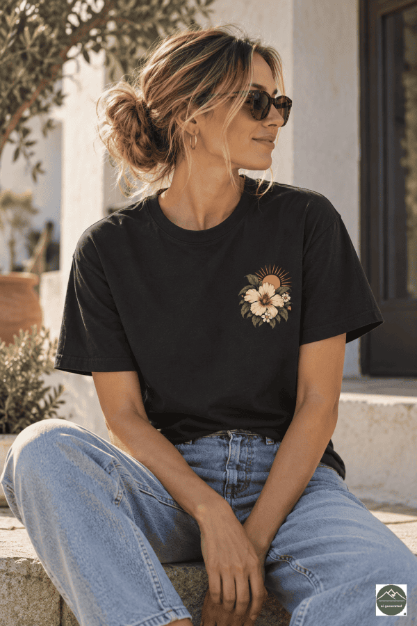 Sonnenportrait im mediterranen Innenhof „Still Blooming“