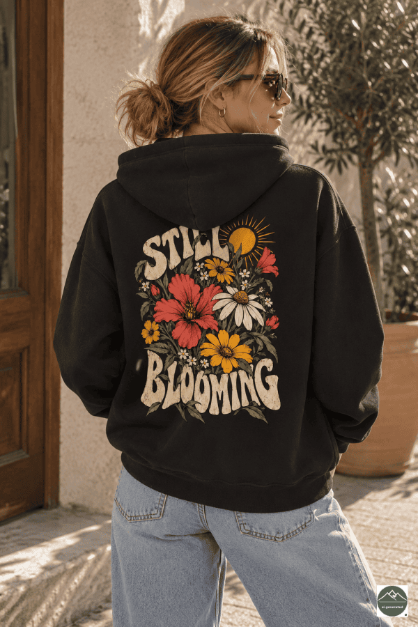 Still Blooming im mediterranen Innenhof „Still Blooming“