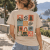 Wild roots Damen - Heavy Cotton T-Shirt