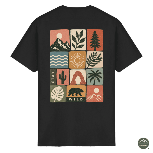 Wild roots Damen - Heavy Cotton T-Shirt