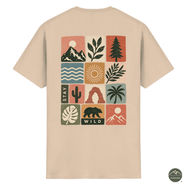 Wild roots Damen - Heavy Cotton T-Shirt