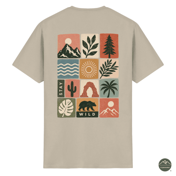 Wild roots Damen - Heavy Cotton T-Shirt