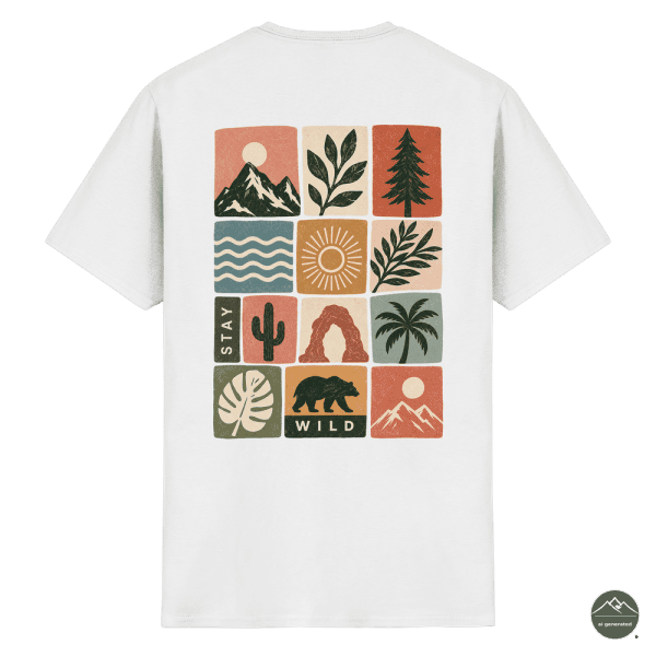 Wild roots Damen - Heavy Cotton T-Shirt